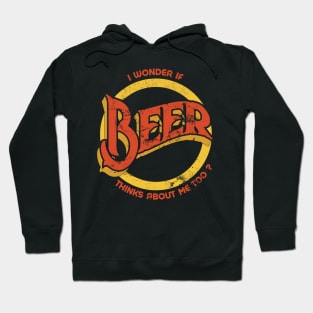 Funny Beer Distressed Style Hoodie